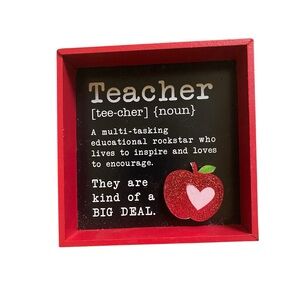Teacher Definition Cute Desk Decor